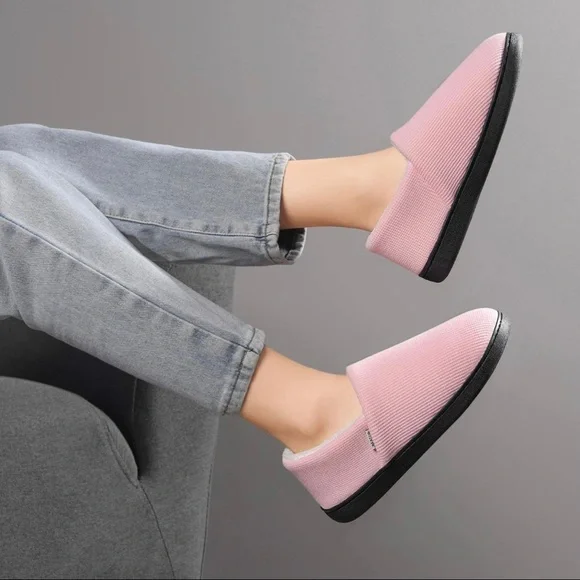 New Women’s Memory Foam House Slippers Pink​ - Picture 7 of 7